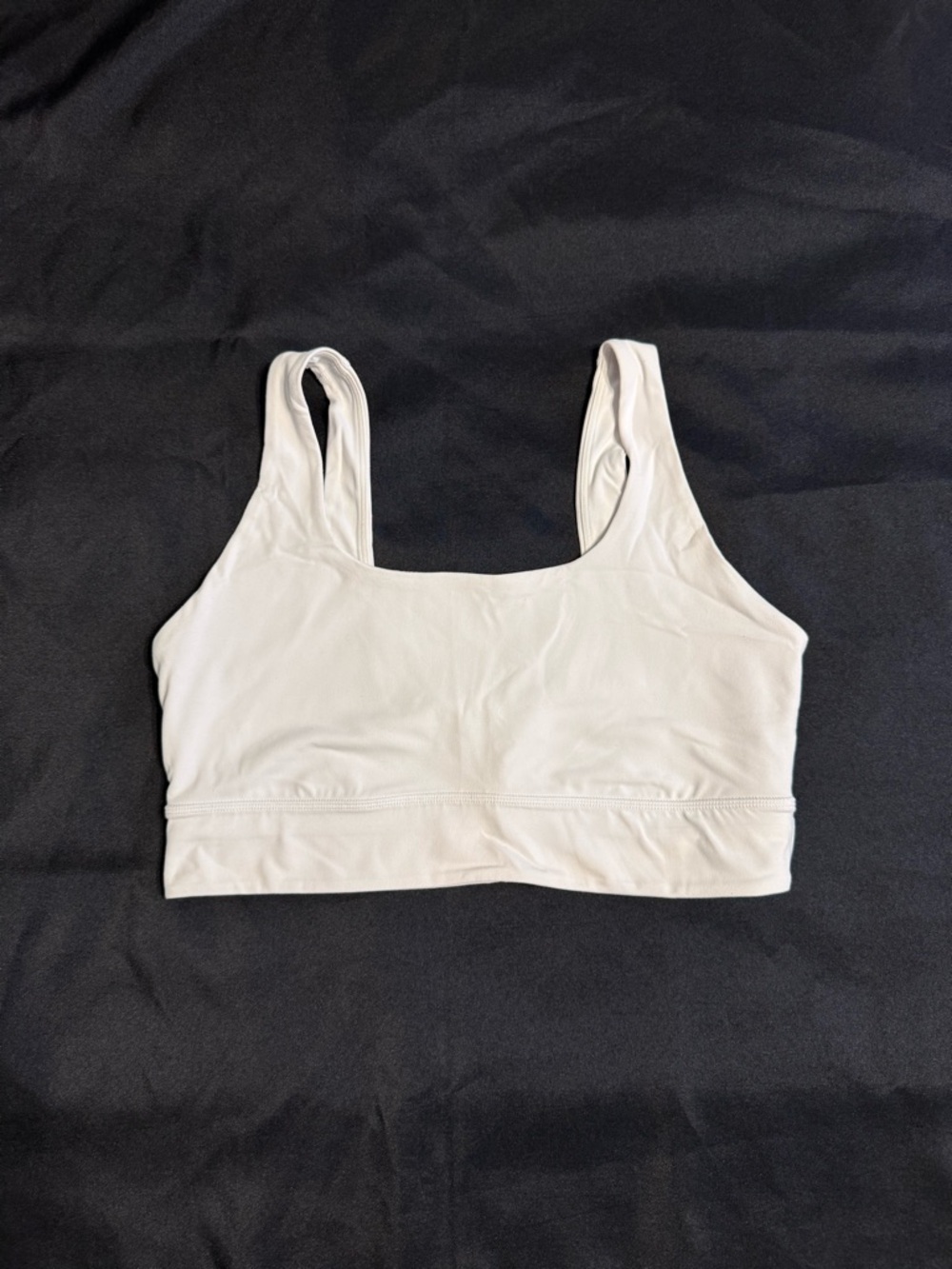 CRZ YOGA Cream Seamless Scoop-Back Sports Bra